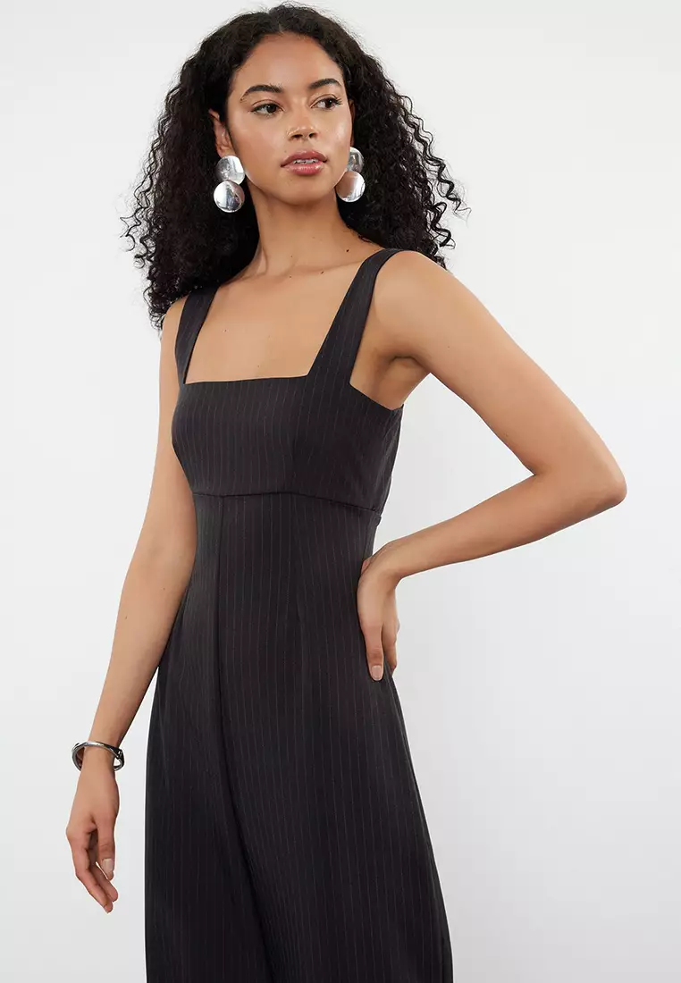 ★GLOWNY★THE JANE OVERALLS (STRIPE)★正規品/韓国直送料込 THE JANE OVERALLS (STRIPE) - GLOWNY