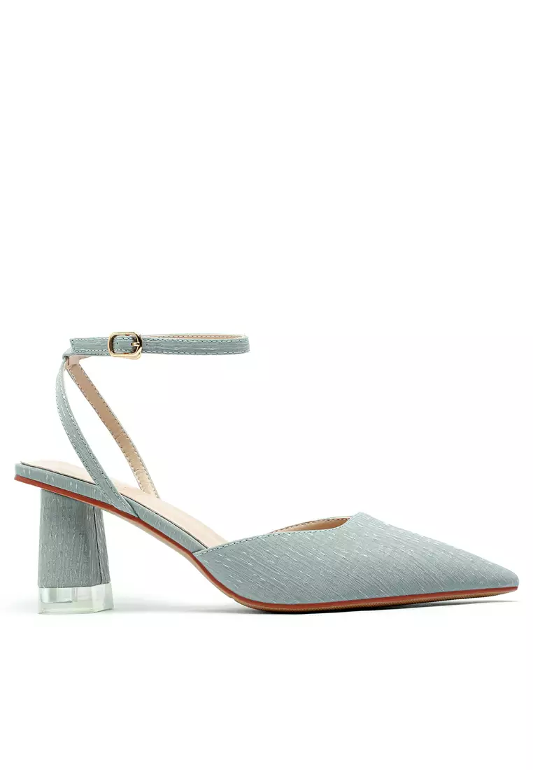 Discount on Twenty Eight Shoes  shoes - SKU: Satin Fabric Strap High Heel 1669-1