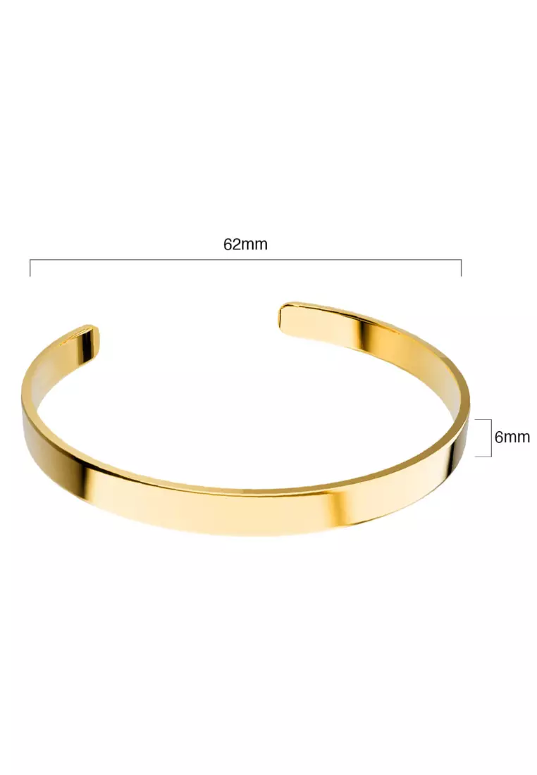 Avenue Classic Cuff Bangle Gold