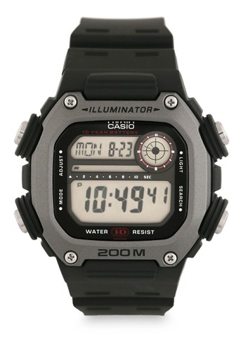 Jual Casio Casio Jam Tangan Pria Black Grey Resin Dw 291h 1avdf Original Zalora Indonesia