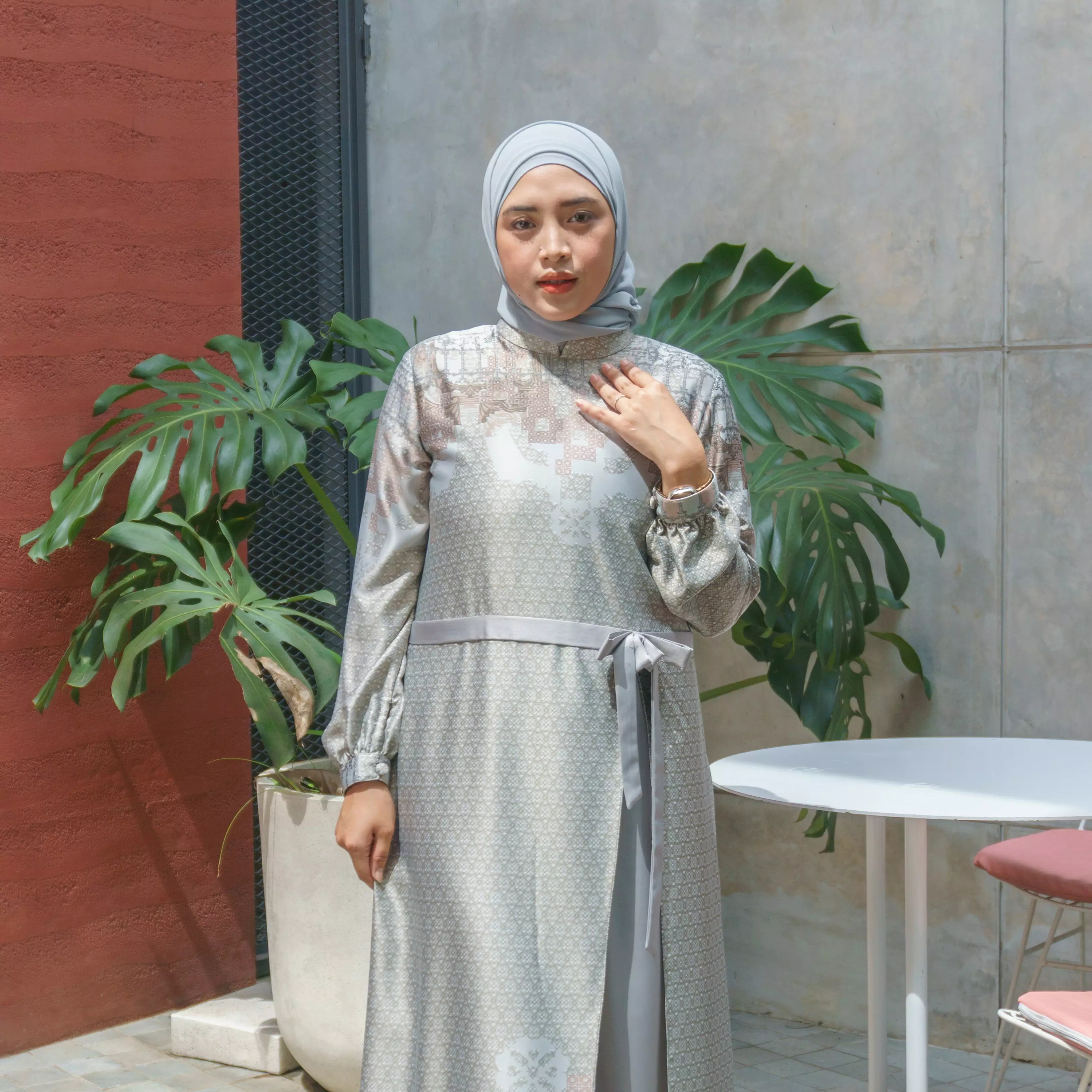 EPC Gamis Reisha - Glacier Grey - The Ethnic Series