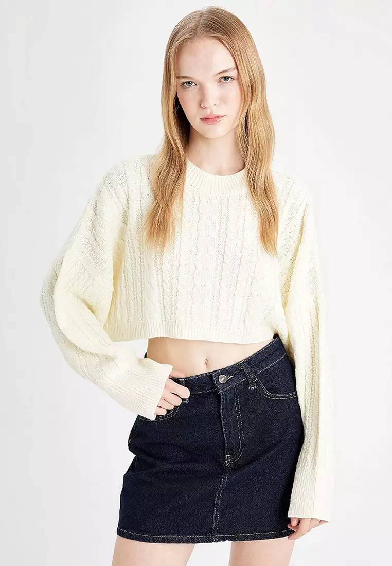 Braided Knit Jumper
