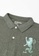 GIORDANO green Men's 3D Lion Embroidered Stretch Pique Short Sleeve Polo 01011222 418D5AAC04B10DGS_3
