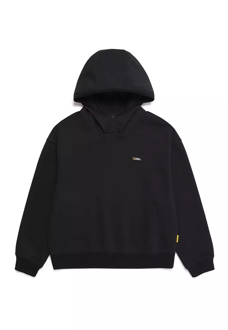 【NATIONALGEOGRAPHIC】ハイブリッド セミオーバーフィット National Geographic Women's Hybrid Semi-oversized Fit Hoodie
