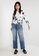 Desigual white Leaf Print Jumper FA2A8AA560ED65GS_3