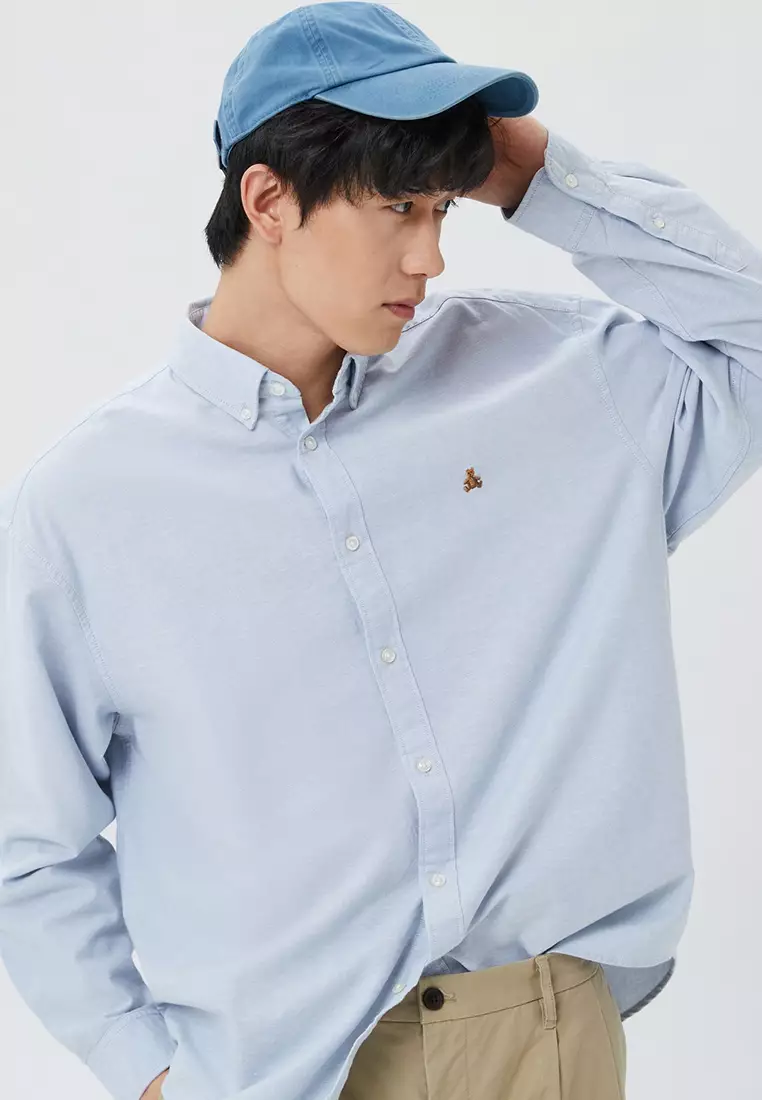 Brannan Bear Oxford Big Shirt With In-Conversion Cotton