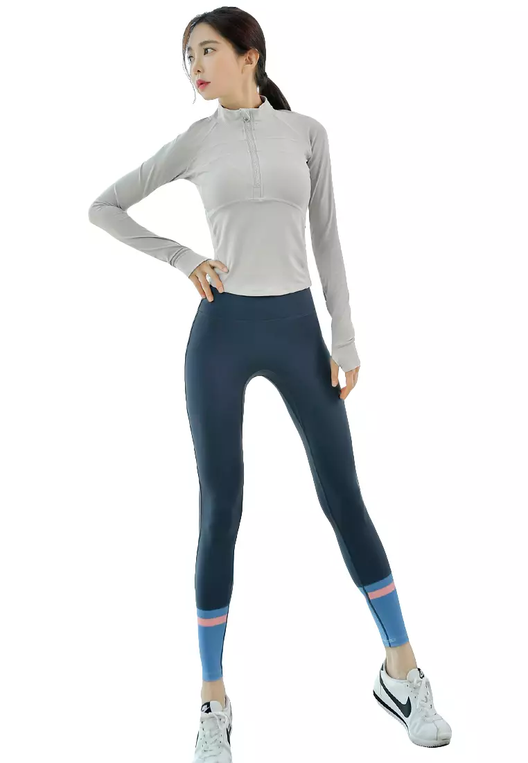 (3PCS) Sports Fitness Yoga Set (Sports Bra+Pants+Tops)
