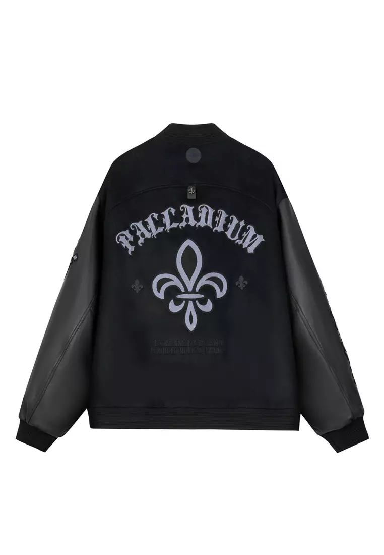 男裝 PALLADIUM LOGO 拼色棒球外套
