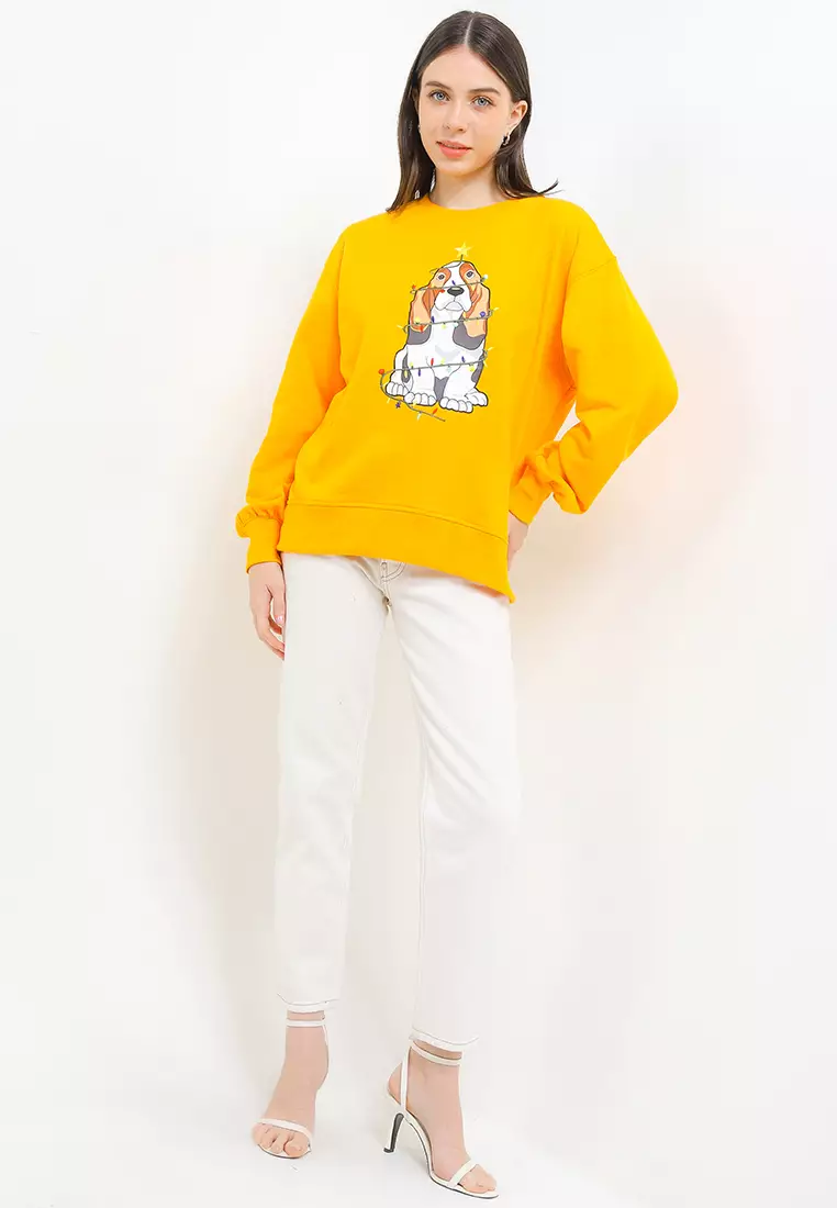 Merryn Oversized Graphic Pullover