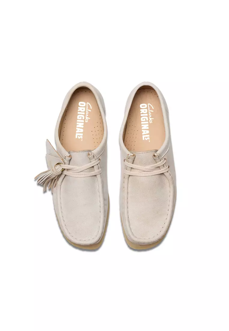 Clarks Wallabees ホワイトレザー クラークス オリジナルズ Clarks Originals ブーツ ワラビー メンズ