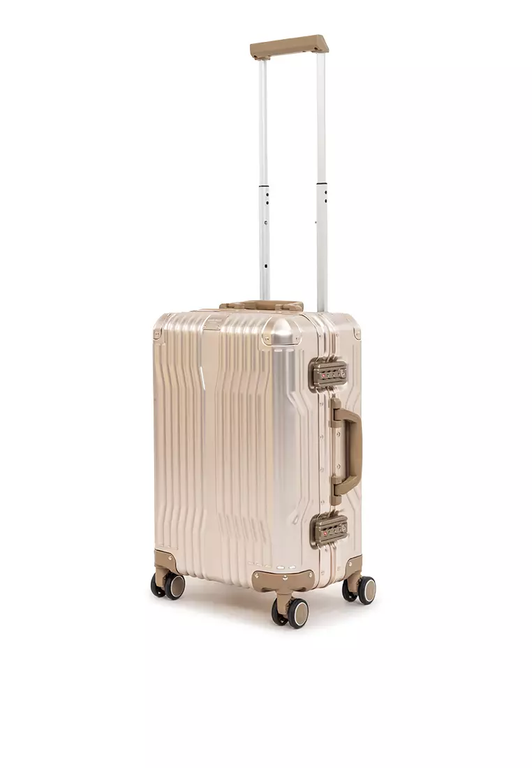 Cruiser 1512-48 Champagne Gold (Frame Type) - Cabin - TSA Luggage