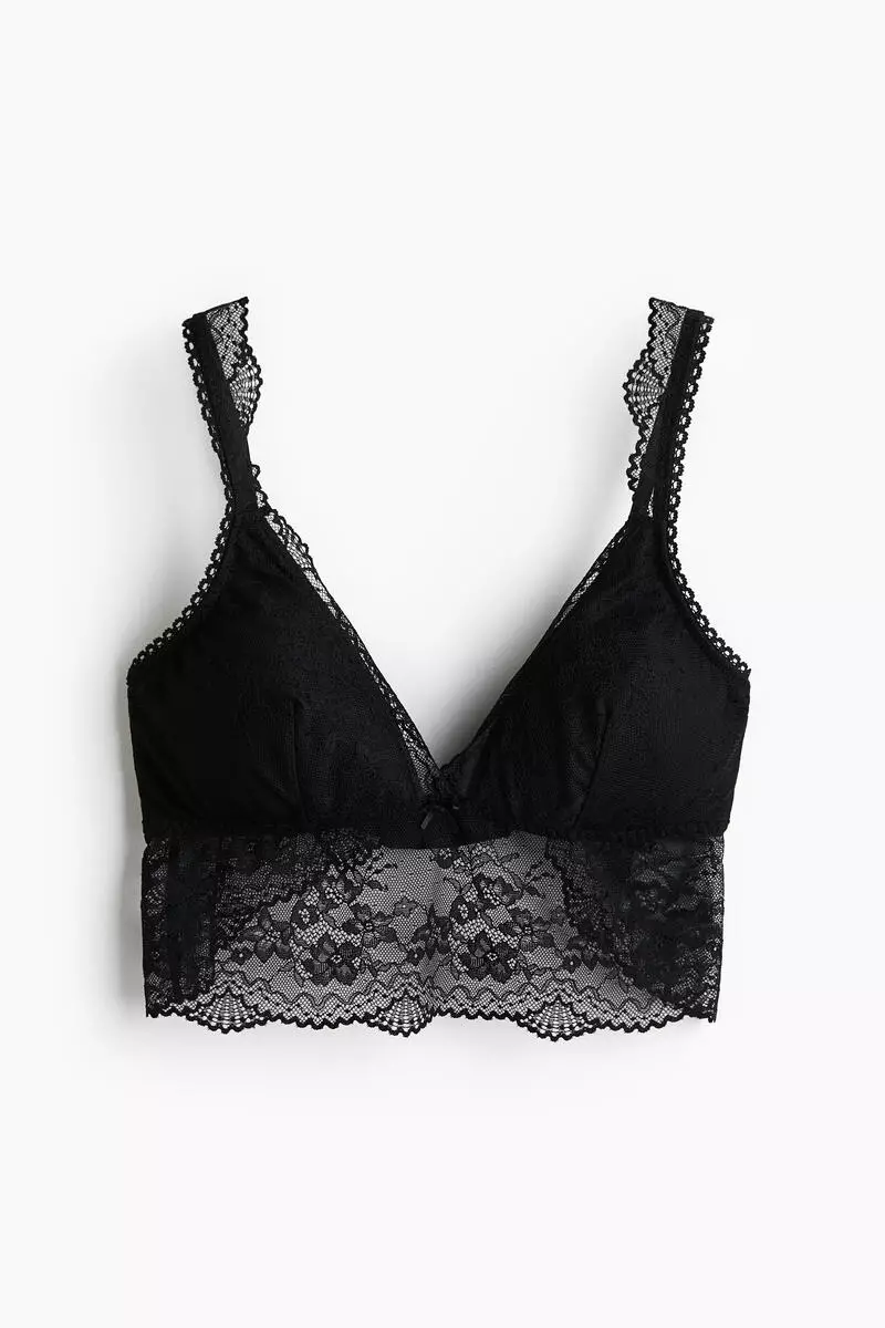 Padded lace bralette