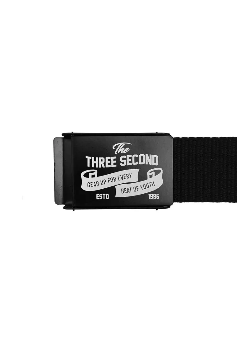 3Second Men's Webbing Belt Beat of Youth OL-040425