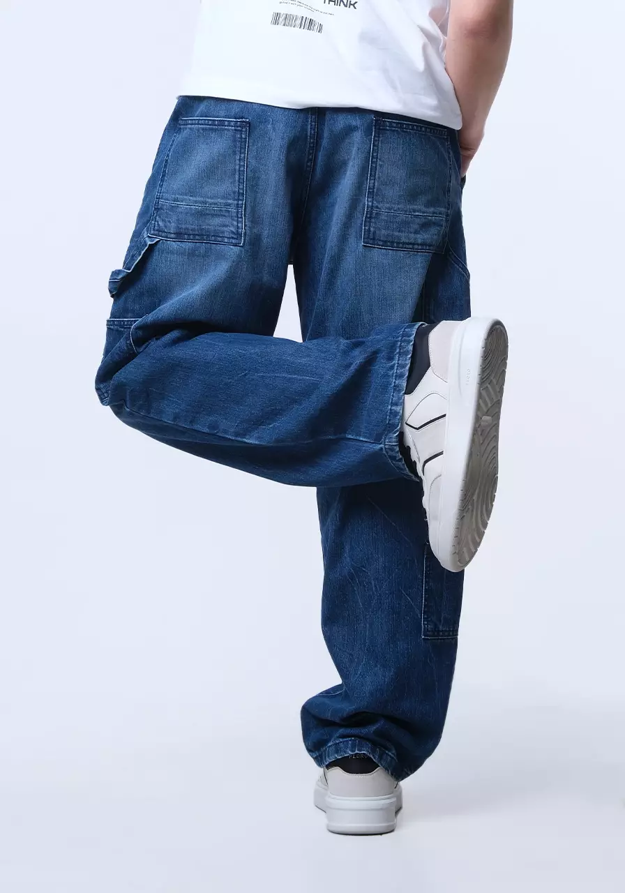 Celana Jeans Carpenter Mason Dark Blue