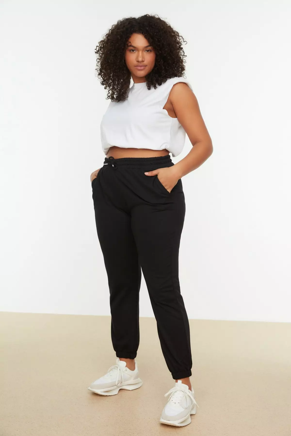 Plus Size High Waist Sweatpants