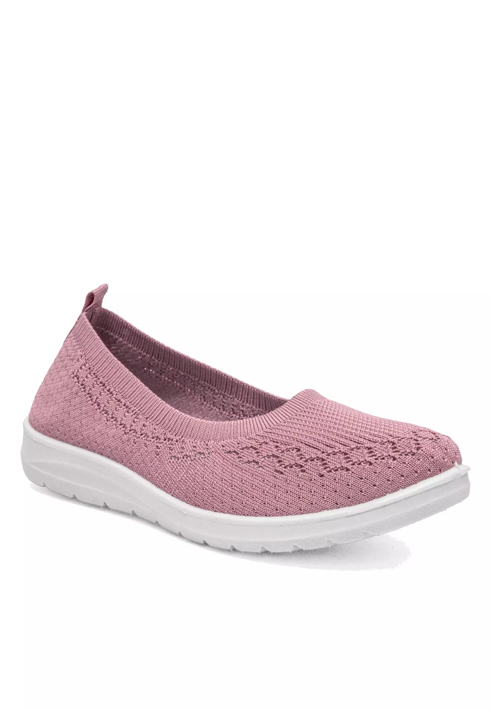 Dr. Kevin Sepatu Olahraga Sport Wanita Sneakers Flyknit Slip On 589-049