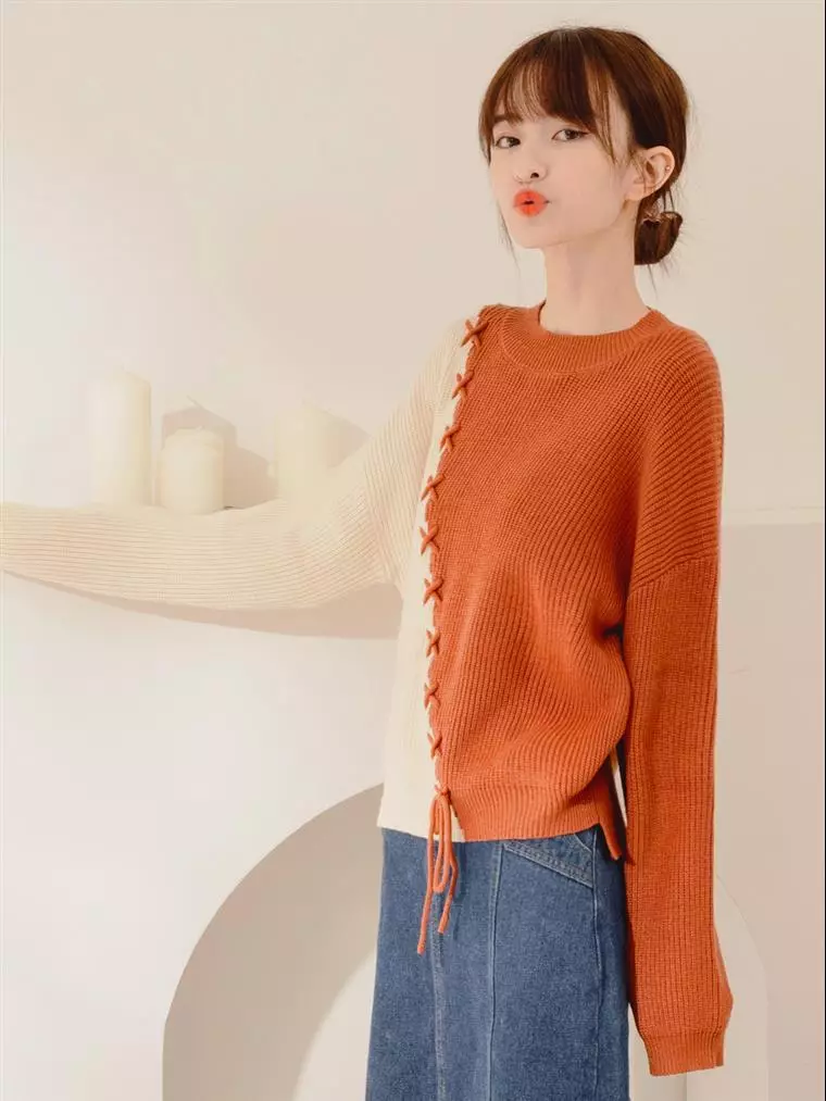 Knot hot sale knit sweater