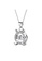 Her Jewellery silver 12 Dancing Horoscope Pendant (Cancer) - Made with premium grade crystals from Austria B4572AC65ABF46GS_2