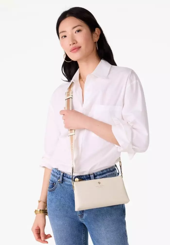 Emma Mini Crossbody Parchment