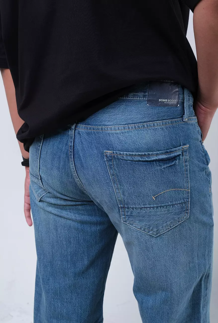 Celana Jeans Pria Loose Fit K8