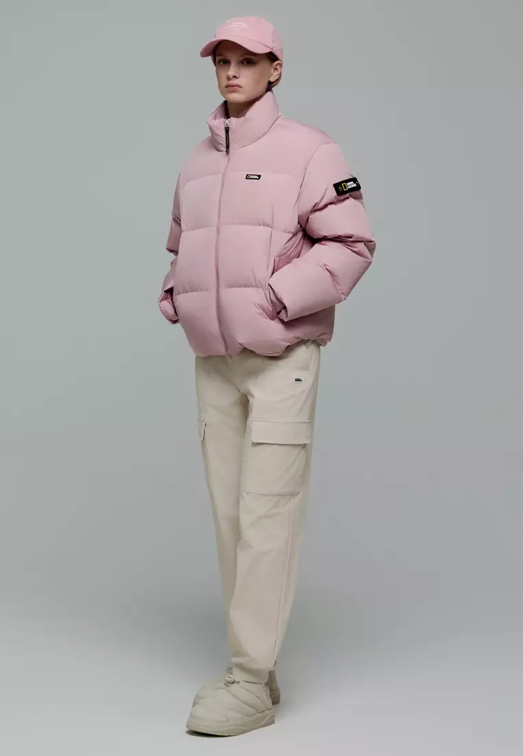 女裝ARCHELON梭織彈性運動束腳長褲