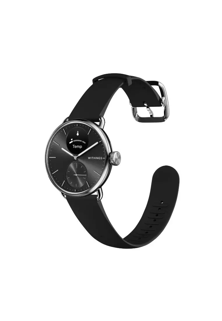 網上選購WITHINGS WITHINGS ScanWatch 2 智能腕錶38mm 黑色2024 系列