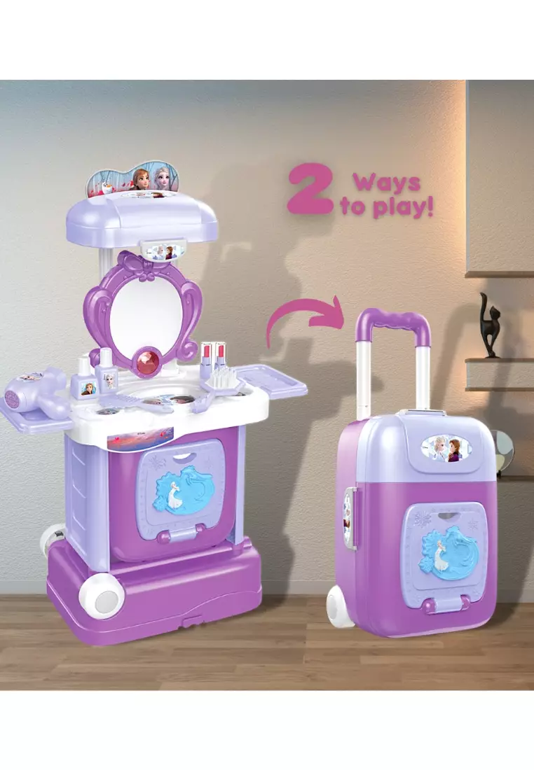 Disney Frozen 2 in 1 Beauty Trolley Suitcase
