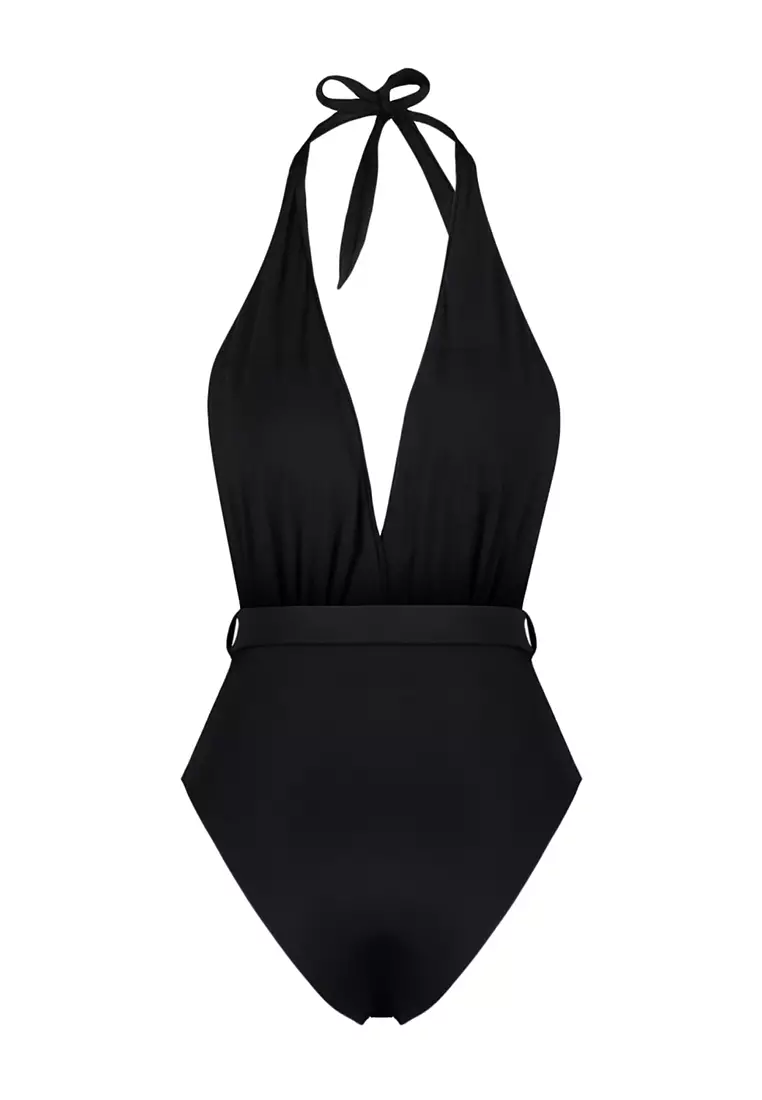 Buy Trendyol Deep Decollete Accessory Swimsuit Online | ZALORA Malaysia