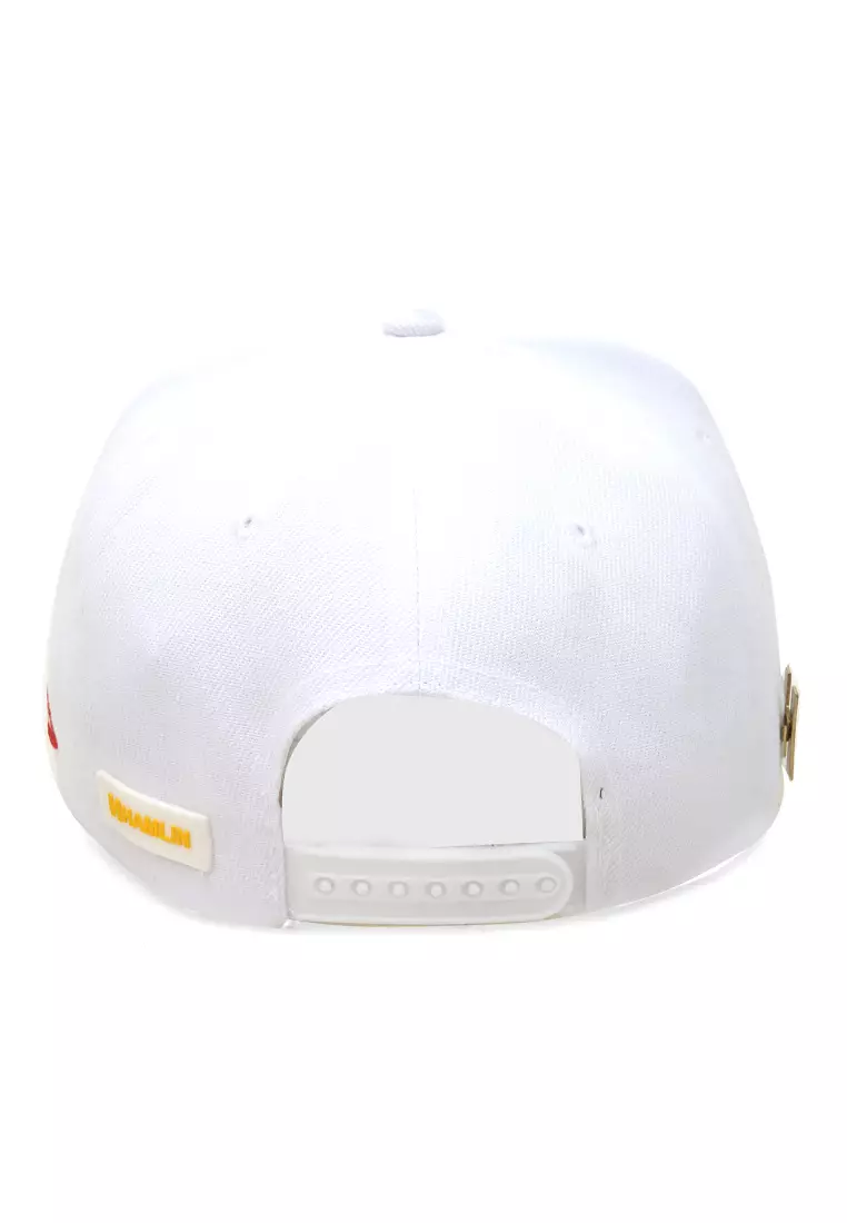 Jahari Aksesoris Fashion Topi Baseball Pria Wanita Piramid Adjustable Strap Material Polyester ORIGINAL - White