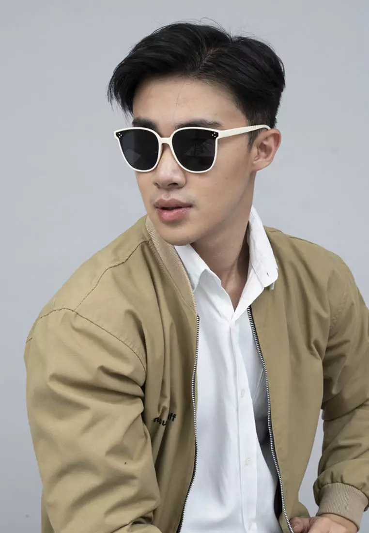 Houseofcuff Frame Kacamata Sun Glasses Pria Wanita Unisex Hitam A16