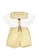 Toffyhouse white and beige Toffyhouse Choir Boy White & Beige Suspender Shirt & Shorts Set E8196KAFE71FCCGS_2