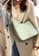Lara green 2PCS Women's Plain PU Leather Tote Bag Shoulder Bag - Green 229BFAC935B447GS_4