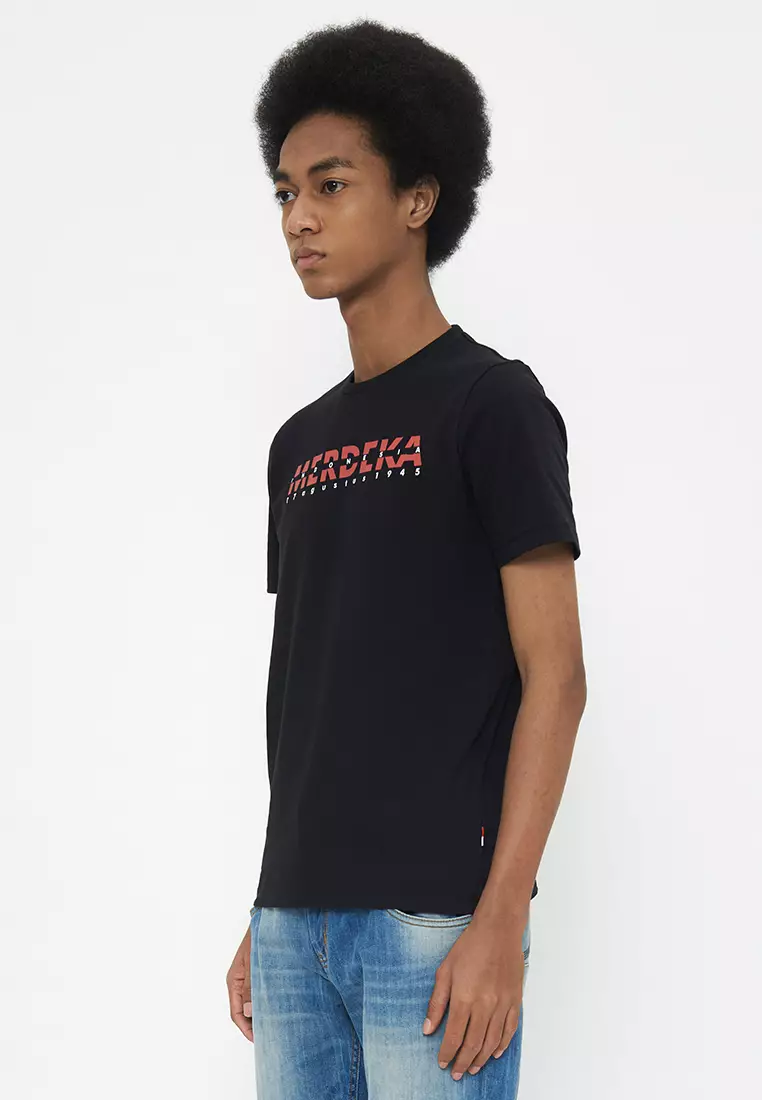 ID-SATU-Black T-Shirt SS