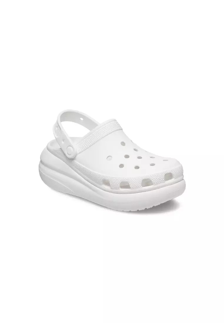 CROCS UNISEX CLASSIC CRUSH CLOG WHITE