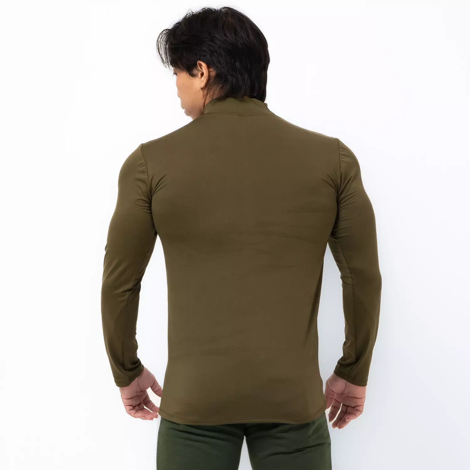 Baselayer Turtleneck Long Sleeves Army Green