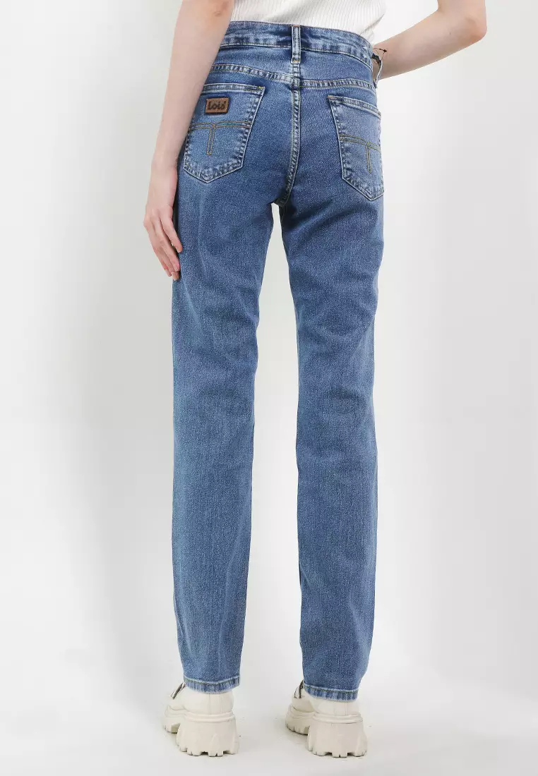 High Waist Straight Denim Pant FTW368