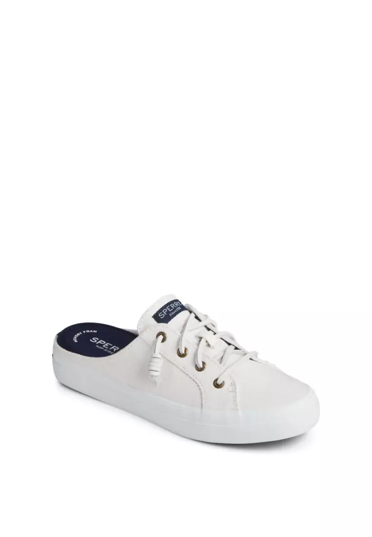 White sperrys best sale