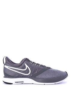 Nike grey Women's Nike Zoom Strike Running Shoes NI126SH0WCMZID_1
