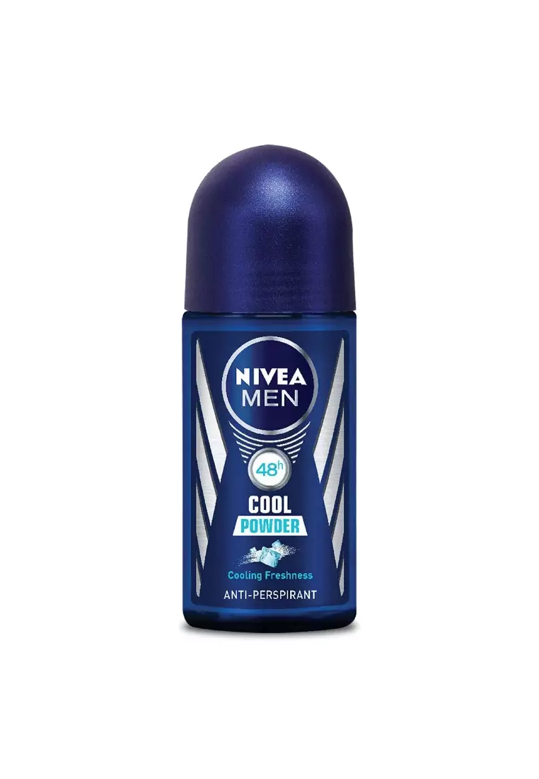 Men Deodorant Cool Powder Roll On, 50ml