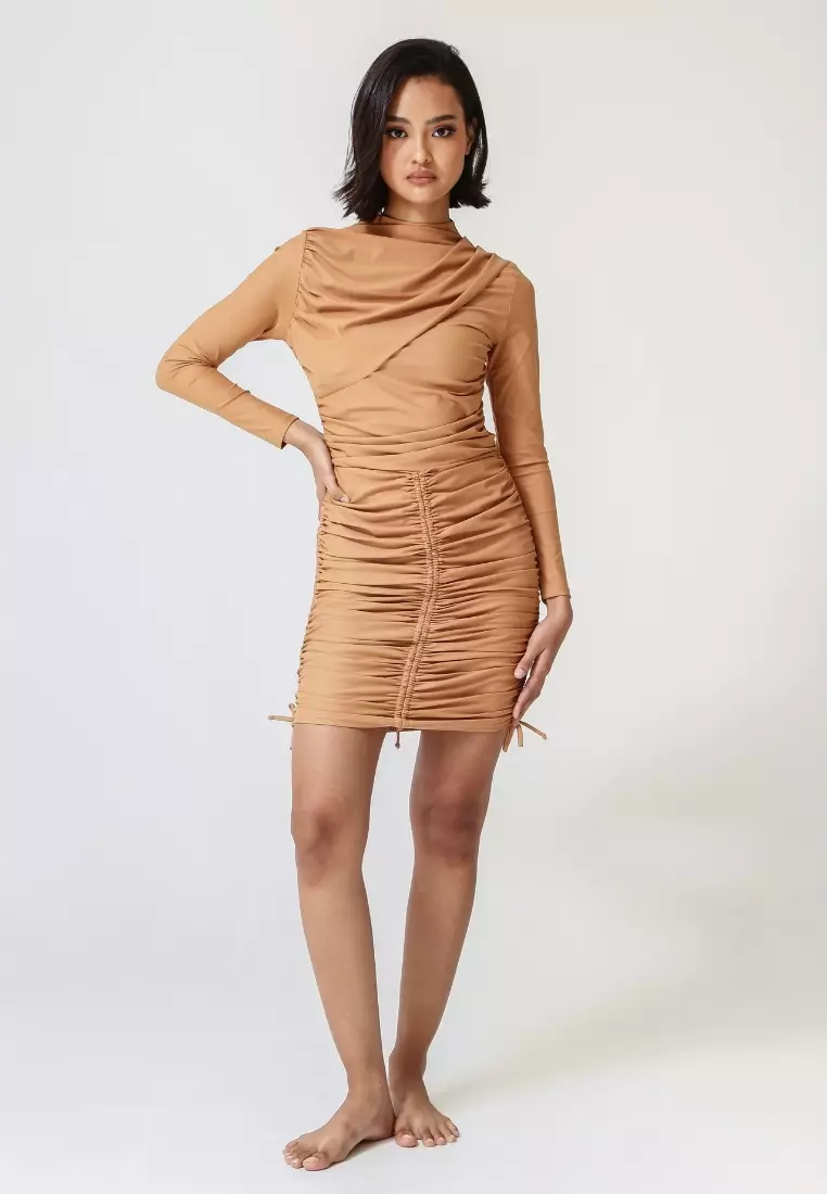 LANUUK Isla Modest Swim Dress – Sand