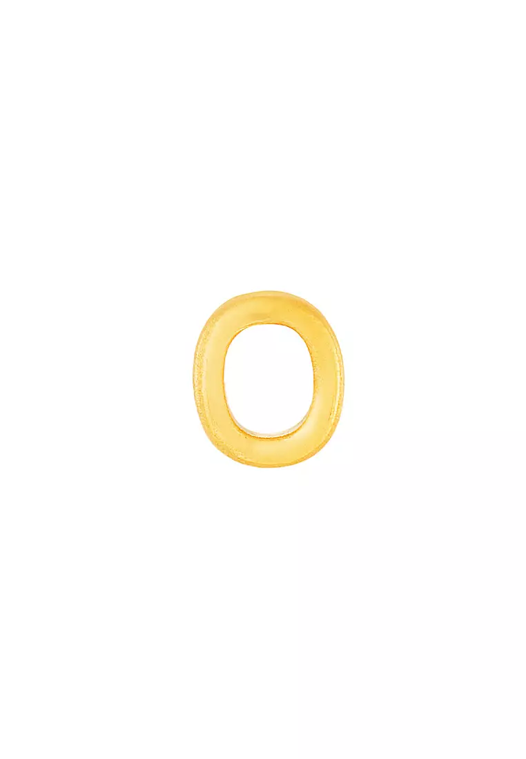HABIB 999/24K Yellow Gold Alphabet Charm WWCM950823(S)