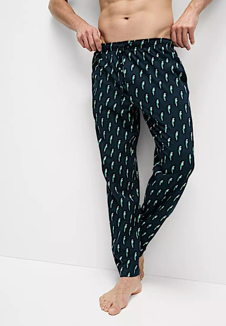 Pure Cotton Parrot Print Pyjama Set