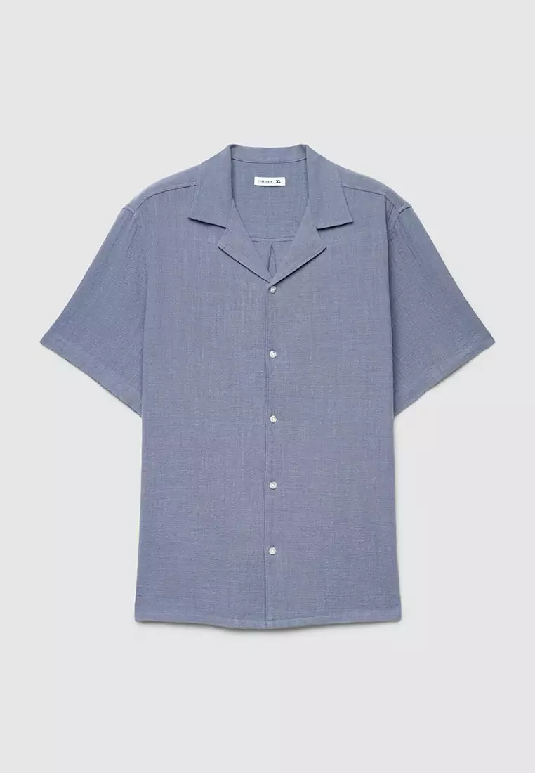 Men's Plain Bowling Shirt