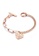 Air Jewellery gold Luxurious Padua Heart Bracelet In Rose Gold 6E524AC6F15C7EGS_1