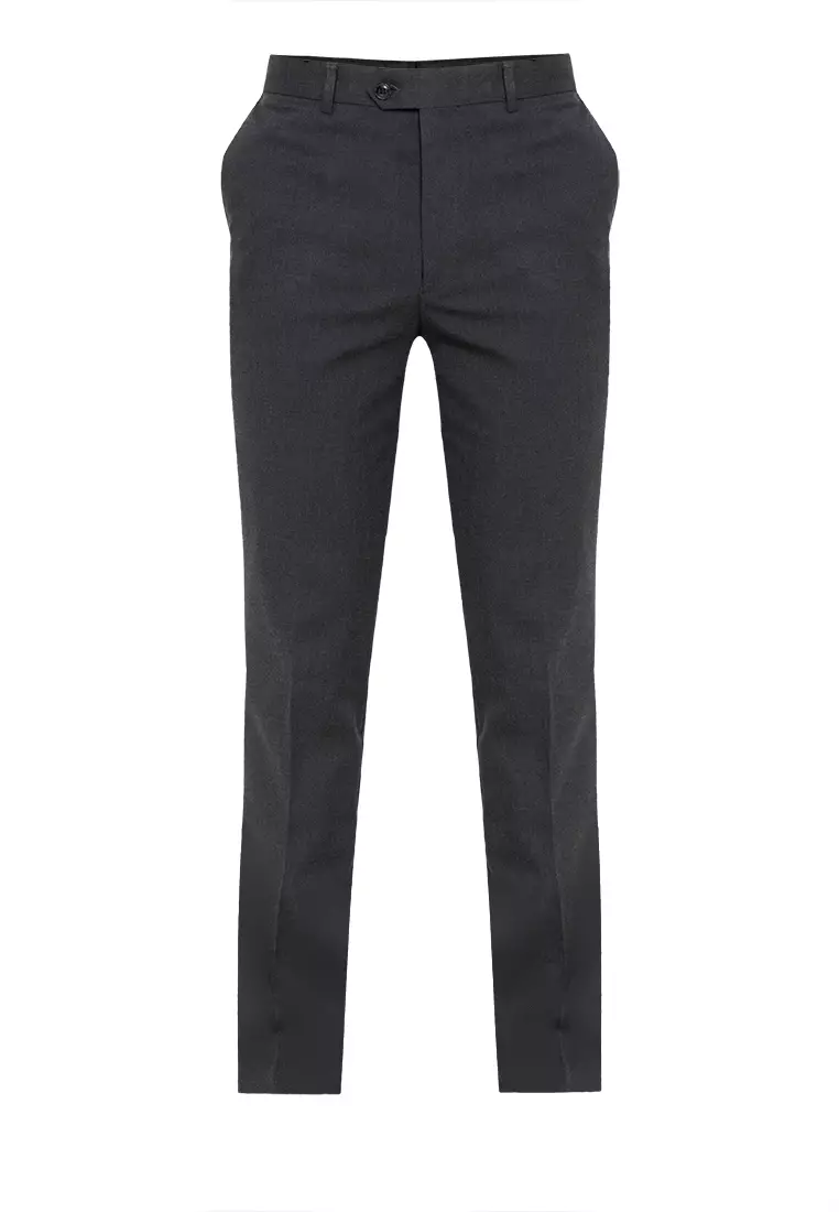 Modern Fit  Charcoal Solid Suit Blazer main image 0