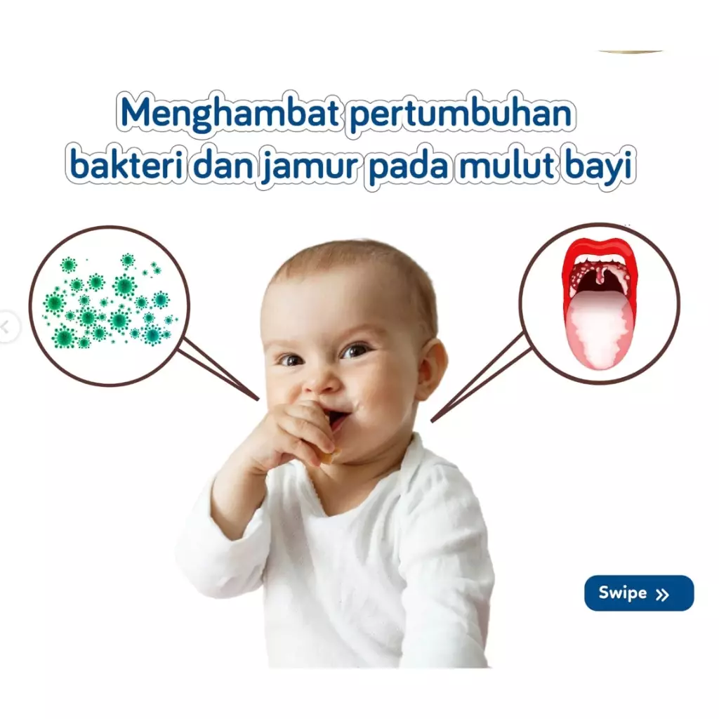 Pure BB Tongue Gum Wipes Original - Tisu Basah Gusi & Lidah Bayi (20 wipes)