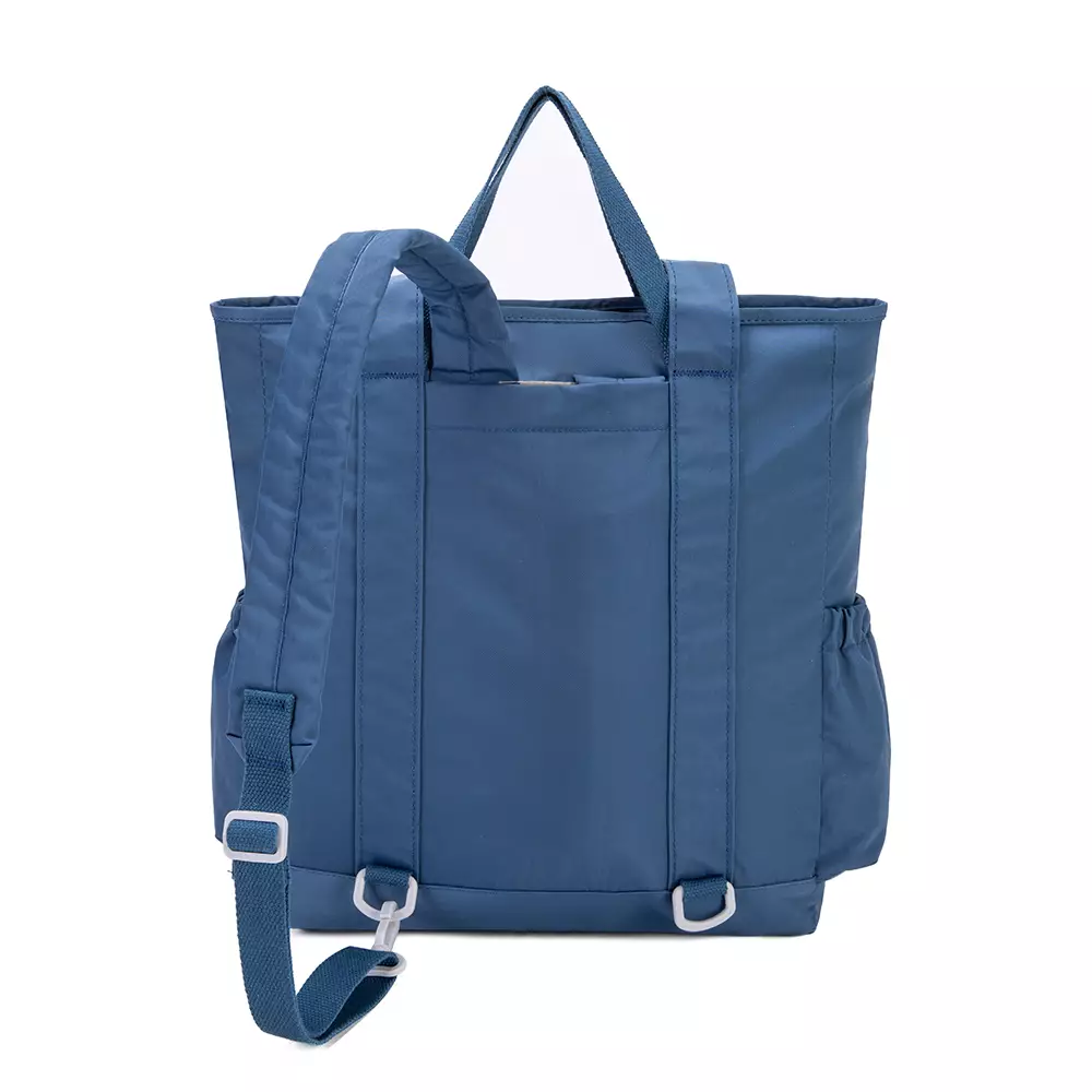 Navy Club Regate Two Way Tote Bag  and Backpack Daypack Totepack Tas Travel - Duffle Bag Tas Pria Tas Wanita