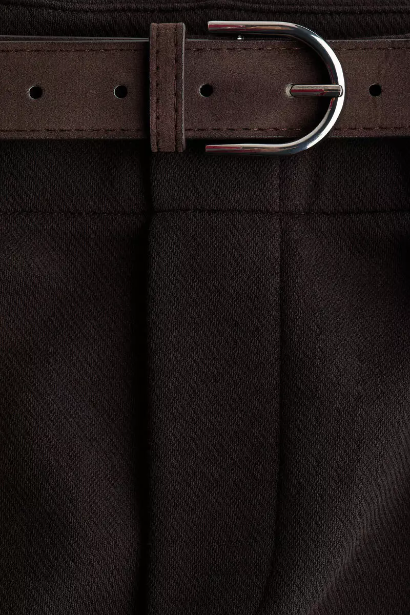 Belted Ponte di Roma trousers
