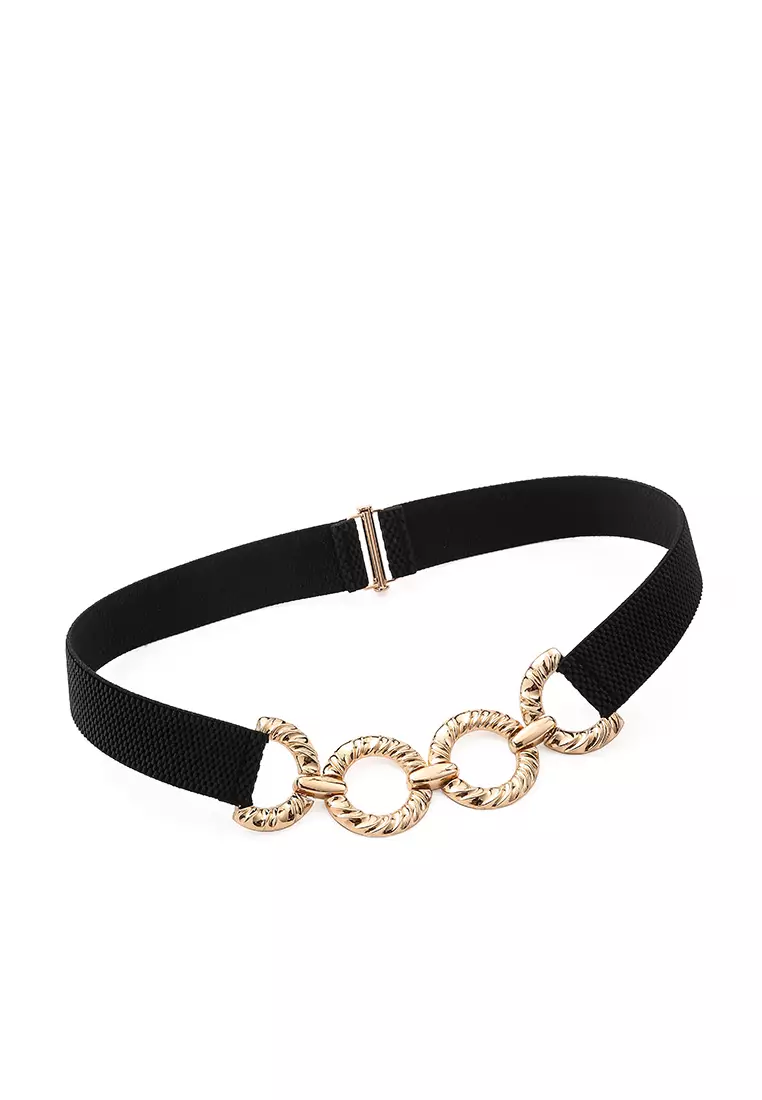 GYKACO KATYA  Black - Ikat Pinggang Wanita - Fashion Belt / Sabuk (Import)