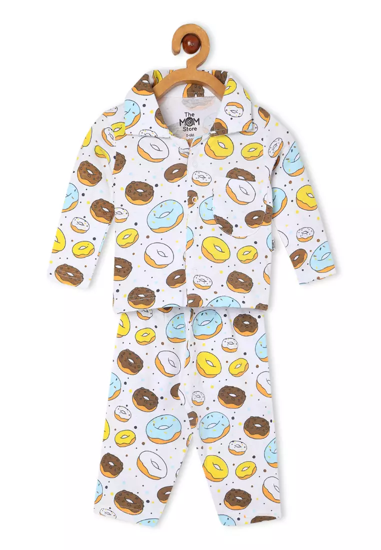 Baby And Kids Pajama Nightsuit Set - Sweet like a Doughnut